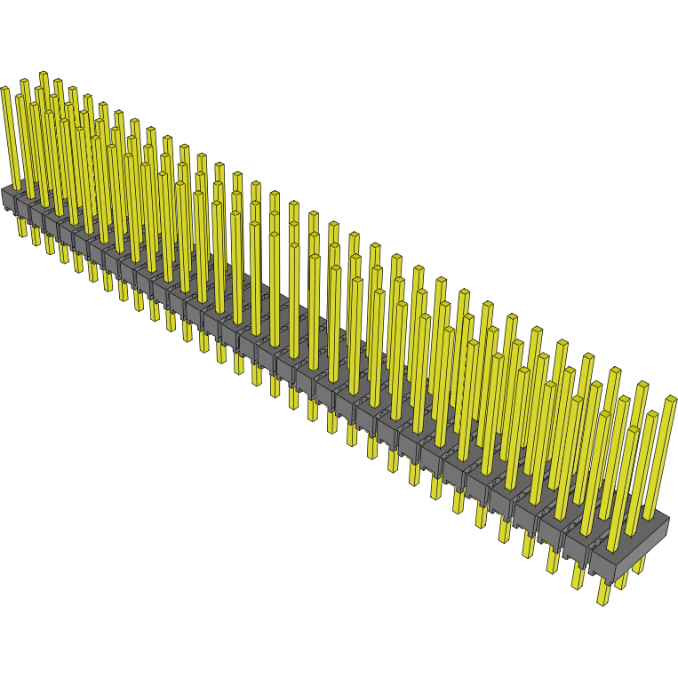 Samtec-MTSW-132-09-L-T-490 Steckverbinderleisten und Leiterplattenbuchsen Conn Unshrouded Header HDR 96 POS 2.54mm Solder ST Top Entry Thru-Hole Bulk
