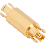 925-165A-51S Amphenol RF Connectors SMPM Adapter F/F 0Hz to 40GHz 50Ohm ST Cable Mount Gold Bag - Arrow.com