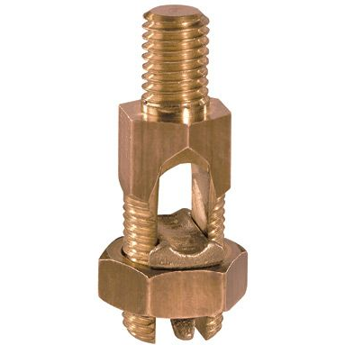 Panduit-GSP1-12-6-C Connector Terminals Bronze Service Post Connector, #12 SOL- #6 STR, male, 1 conductor