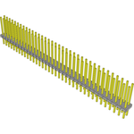 Conn Unshrouded Header HDR 72 POS 2.54mm Solder ST Top Entry Thru-Hole Bulk