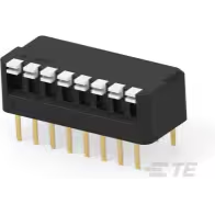 TE Connectivity-3-5435802-8 Switch DIP Switch DIP OFF ON SPST 8 Piano 0.1A 24VDC PC Pins 2.54mm Thru-Hole Tube