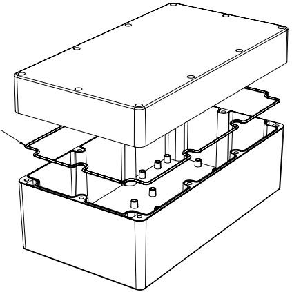 Bud Industries-PN-1344-A  IP68 NEMA 6P PC Box 14.17x7.87x5.91