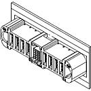 Molex-0465621232 Connector Headers and PCB Receptacles 2.00mm, 2.50mm, 5.50mm Pitch EXTreme Ten60Power Vertical Receptacle with  Guides, 4 DC Power Circuits, 15 HD Signal Circuits, 4 DC Power Circuits