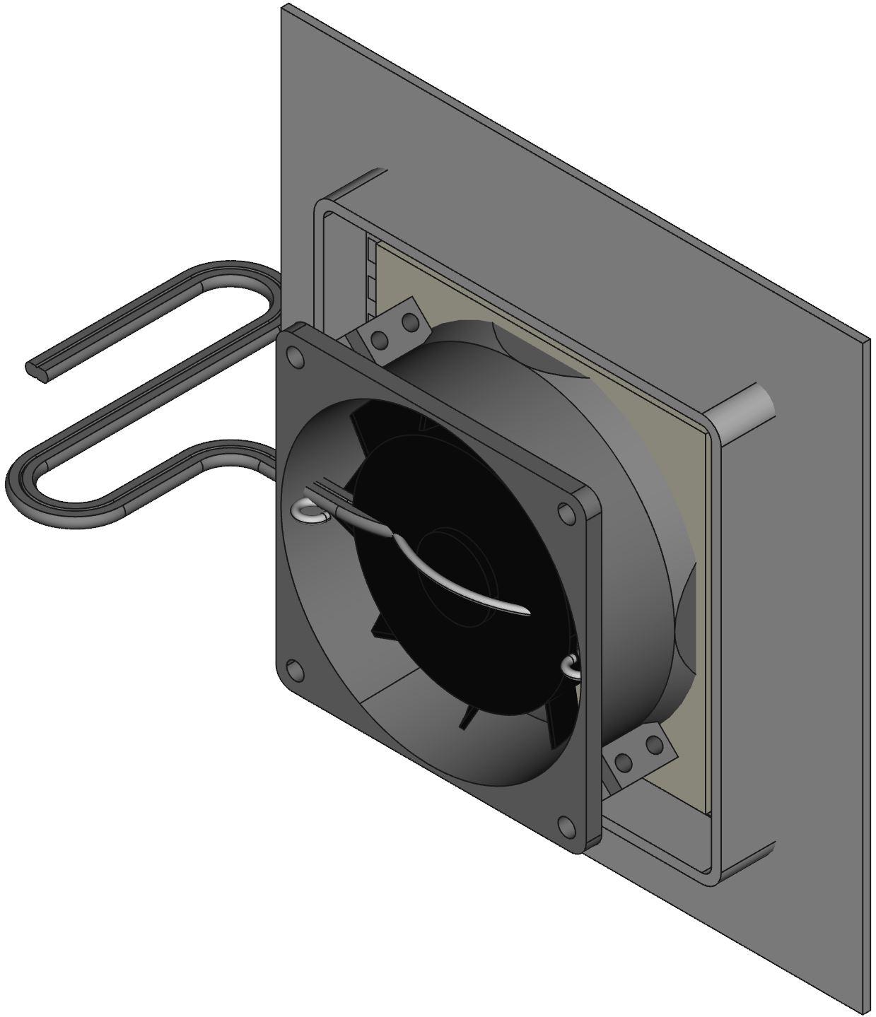 Hammond Manufacturing-DNFF080BK230 null Rack Accessory, Black Filter Grill