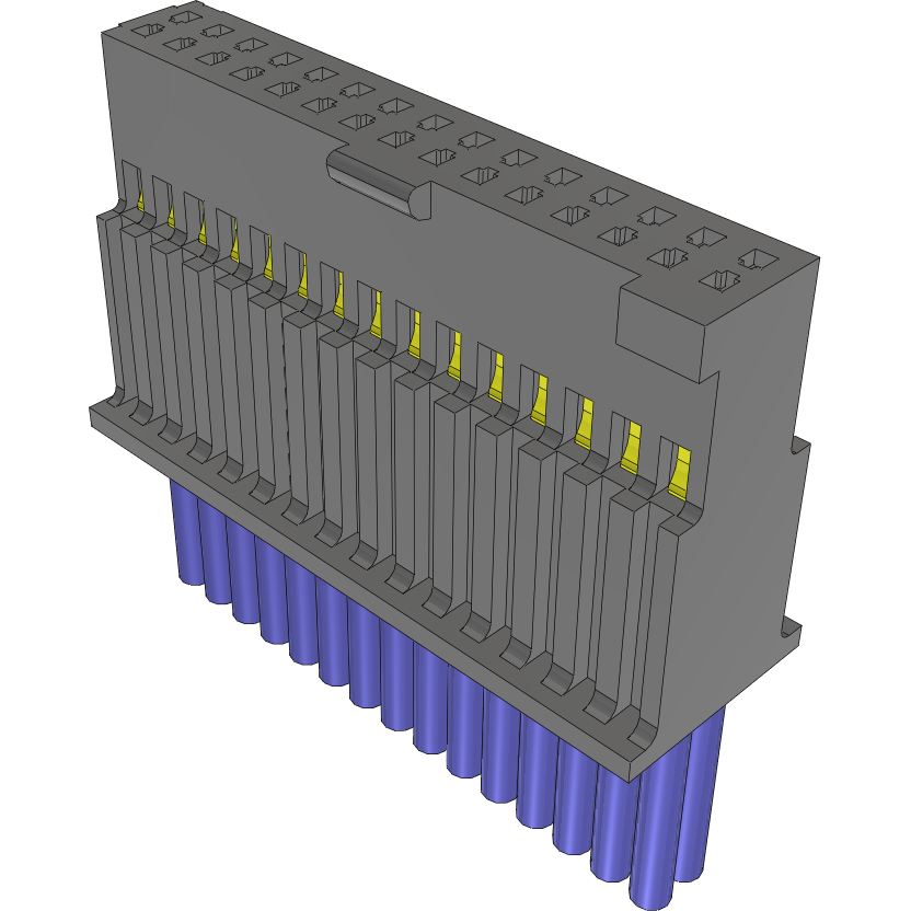 Samtec-SFSDT-15-28-G-24.00-SL Cable Assembly Other Cable Assembly Discrete Wire 0.609m 28AWG Socket Strip 30 POS SKT Crimp TIGER EYE™ Layer