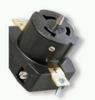 Marinco-CS8369 Steckverbinder Conn Power RCP 3 POS Screw ST Panel Mount 4 Terminal 1 Port