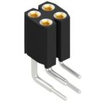 Fischer Elektronik-BL 8 04 连接器插头及 PCB 插座 Conn Socket Strip SKT 4 POS 2.54mm Solder RA Thru-Hole