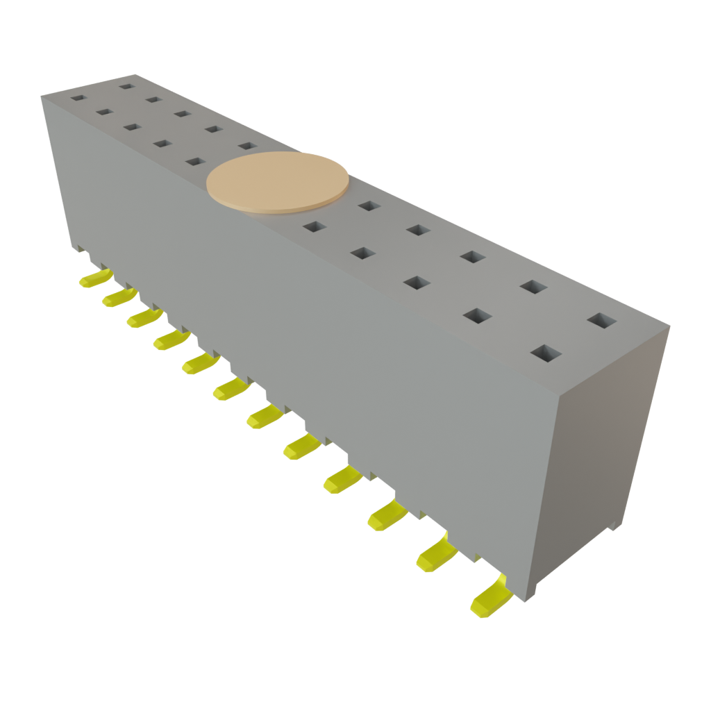 Samtec-SQW-112-01-F-D-VS-K-TR Connector Headers and PCB Receptacles Conn Socket Strip SKT 24 POS 2mm Solder ST Top Entry SMD T/R