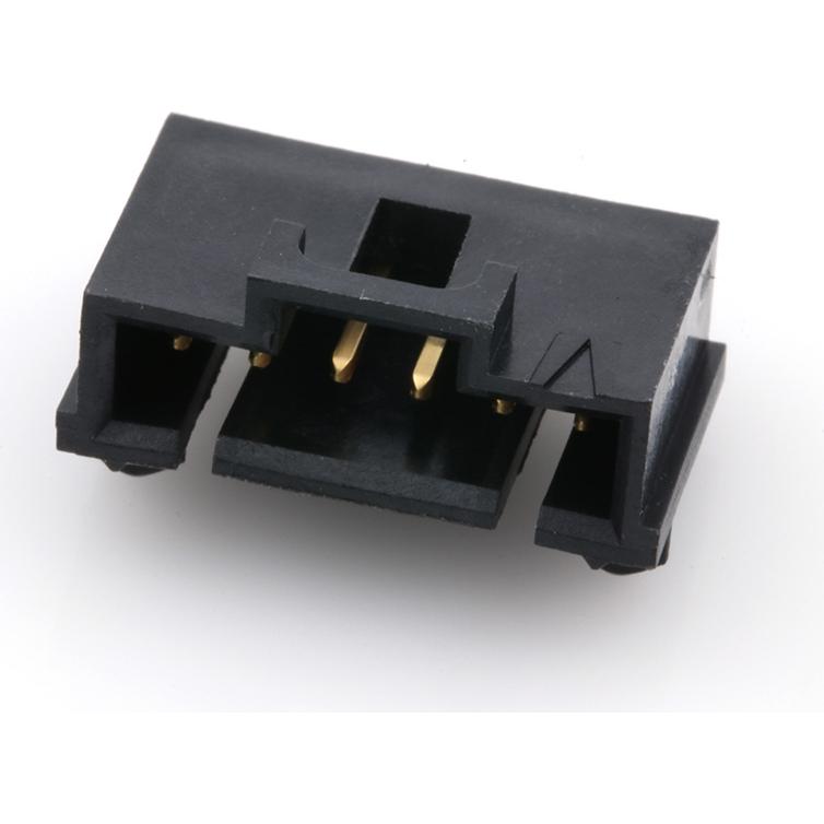 Molex-15913064 Embases de raccordement et réceptacles PCB Conn Shrouded Header (4 Sides) HDR 6 POS 2.54mm Solder RA Side Entry SMD SL Tube