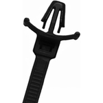 NTE Electronics-04-0750PMW0 Kabelbinder Cable Ties, Push Mount Nylon Black 50mm Bag