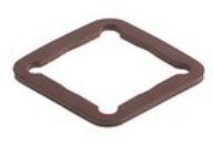 Belden-GSE 2000-2 NBR LIGHT BROWN Ventilzubehör Valve Access Connector Nitrile Butadiene Rubber Brown