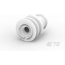 TE Connectivity-828905-1 连接器配件 Connector Accessories Seal Straight Silicone White Automotive Loose