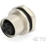 TE Connectivity-T4133412031-000 Connector Circular Conn Circular SKT 3 POS Solder Cup ST Panel Mount 3 Terminal 1 Port