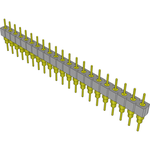 Conn Unshrouded Header HDR 21 POS 2.54mm Solder ST Top Entry Thru-Hole Tube