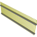 Conn Board Stacker HDR 40 POS 2.54mm Solder ST Thru-Hole Bulk