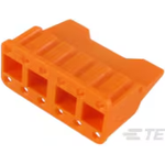 Connector Accessories Wedge Lock Straight Glass Filled Polybutylene Terephthalate Orange Box