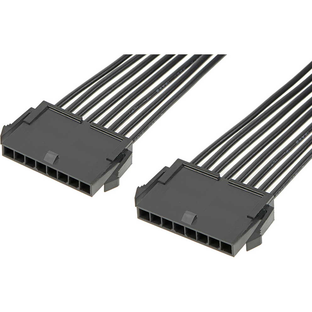 Molex-2147522082 Cable Assembly Other Cable Assembly UL 10002 0.3m 18AWG Wire to Board to Wire to Board 8 to 8 POS M-M Crimp-Crimp Bag