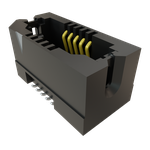 Conn Micro High Speed Socket Strip SKT 10 POS 0.8mm Solder ST Top Entry SMD T/R