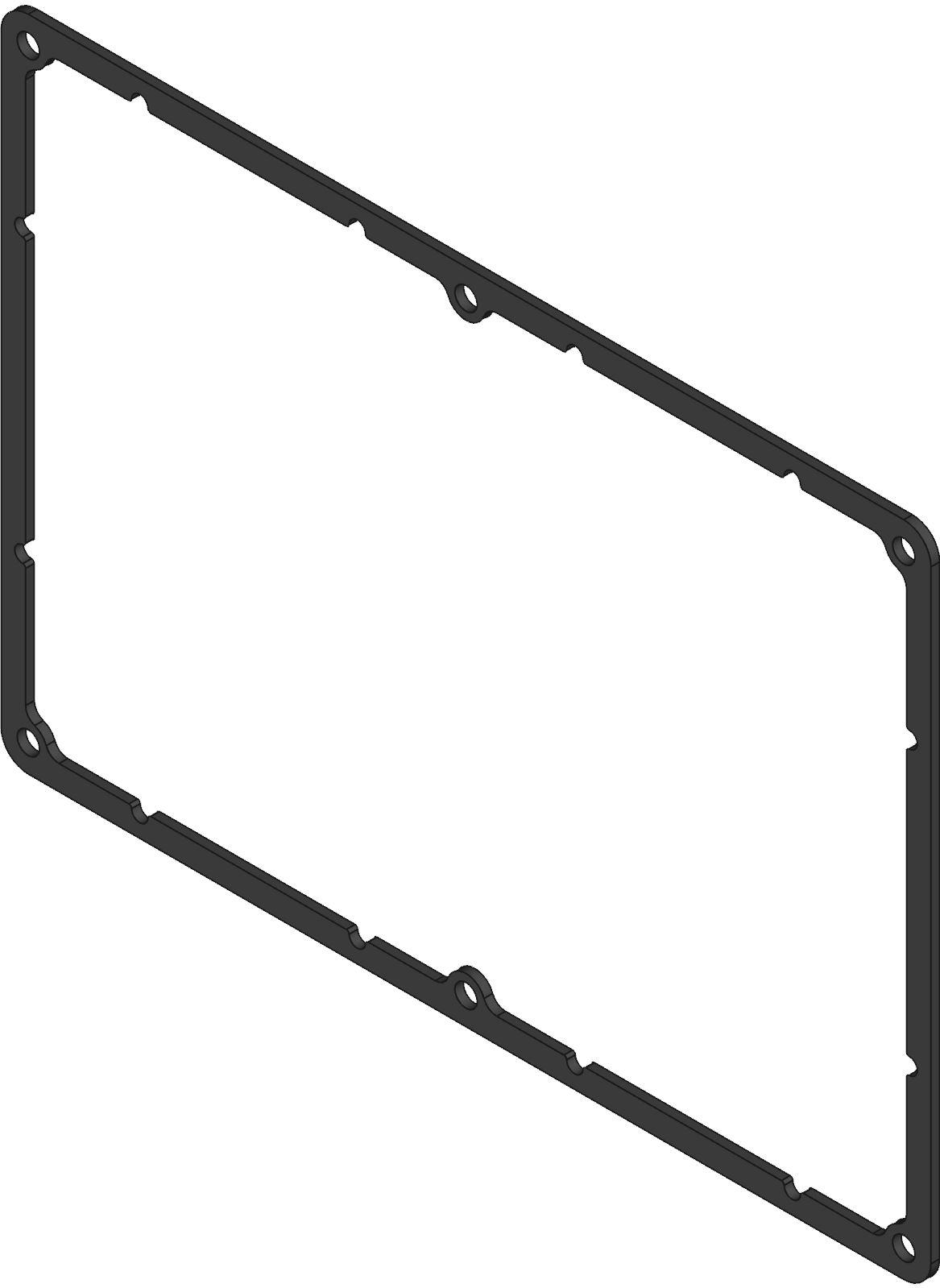 Hammond Manufacturing-1550ESGASKET null 1550 Upgraded Gasket Kit, Ip67 Protection, 2-Pack