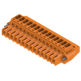 Weidmuller-1639130000 Bloques terminales del conector Conn Plug-in Terminal Block SKT 14 POS 3.5mm Screw ST Panel Mount 8A Box