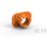 TE Connectivity-2103155-1 Accessoires de raccordement Connector Accessories Collet Straight Polyamide 6/6 Orange Package