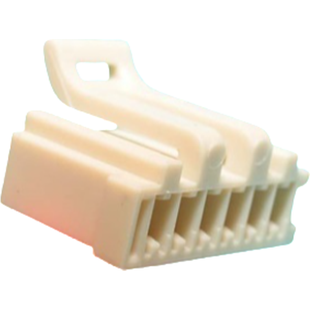 Delphi-15480750 Gaine de câblage de raccordement discret Conn Housing RCP 6 POS Crimp ST Cable Mount Cream