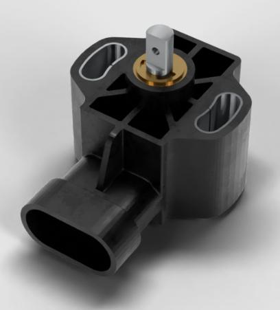 Amphenol-HRPS-F-180S-05-A Angular and Linear Position Sensors Rotary Position Sensor 5.5V 50MCycles Analog Output 3-Pin Bulk