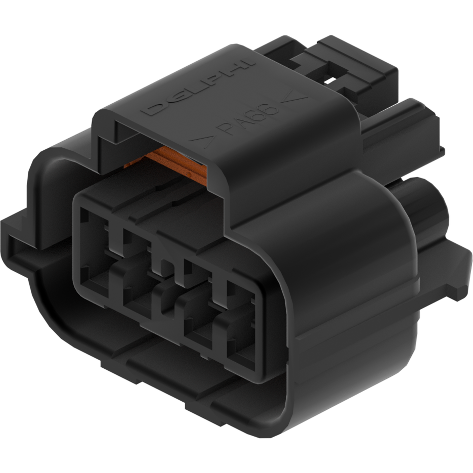 Delphi-15317306 Einzeladersteckverbinder, Gehäuse Conn Housing F 8 POS Crimp ST Cable Mount Black