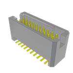 Conn Shrouded Header (4 Sides) HDR 20 POS 1.27mm Solder ST Top Entry SMD TIGER EYE™ Tube
