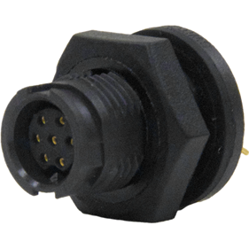 Switchcraft-EN2P7F26 Conector circular Conn Circular SKT 7 POS Crimp/Solder ST Panel Mount 7 Terminal 1 Port Bulk