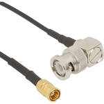 Cable Assembly Coaxial 0.61m BNC to SMB PL-PL Bag