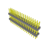 Conn Board Stacker HDR 36 POS 2.54mm Solder ST Top Entry Thru-Hole Bulk