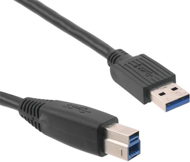 CnC Tech, LLC-103-1030-BL-00100 USB Kabelbaugruppen Cable Assembly USB 1m USB 3.0 Type A to USB 3.0 Type B 9 to 9 POS M-M 24AWG/28AWG