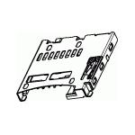 Conn Micro SD Card HDR 8 POS 1.1mm Solder RA SMD microSD Card 0.5A/Contact T/R