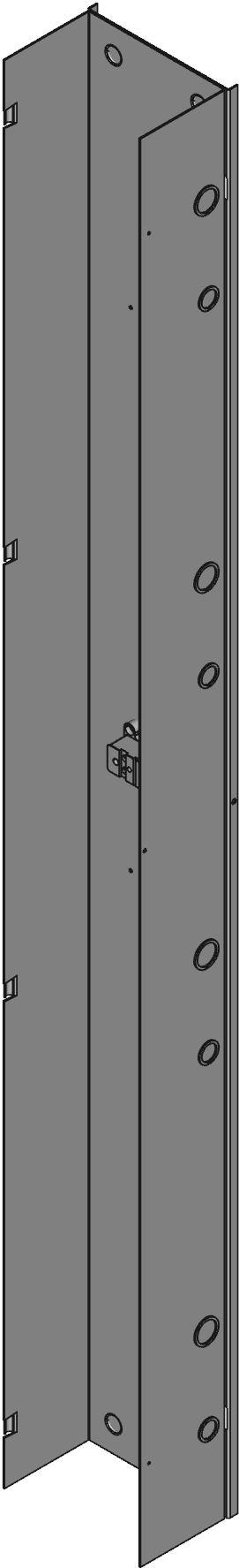 Hammond Manufacturing-CST6203 Kästen, Gehäuse und Gestelle Splitter Troughs NEMA 1