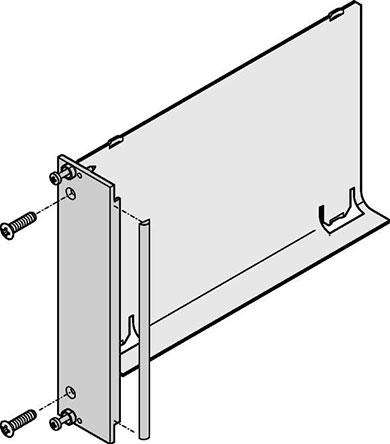 Schroff GmbH-20848728 null Ir Baffle With U Front Panel (Emc Textile Gasket)