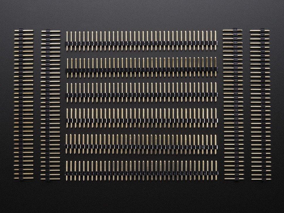 Adafruit Industries-392 元器件套件 Break-away 0.1" 36-pin strip male header (10)