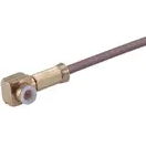 HUBER+SUHNER-16_MMBX-50-1-1/111_NE RF-Steckverbinder Conn MMBX 0Hz to 12.4GHz 50Ohm Solder RA Cable Mount PL Gold Over Nickel Single