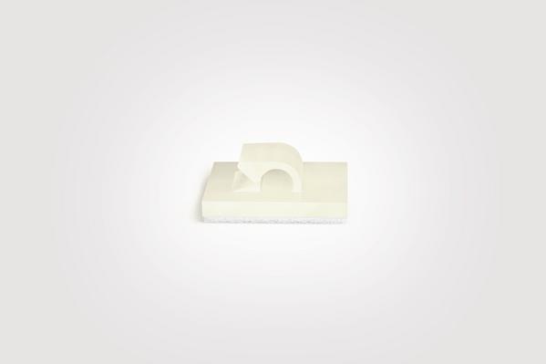 HellermannTyton-151-14059 null Cable Management, RB Adhesive Clamp Polyamide 6/6 Natural Adhesive 5mm Bag