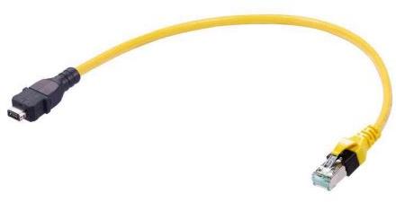 HARTING-33483147805030 Andere Kabelbaugruppen Cable Assembly Round Copper Cable 2.91m 26AWG IX Industrial Type A to RJ-45 8 to 8 POS M-M IDT-IDT