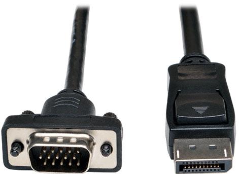 Eaton-P581-006-VGA  Cable Assembly Video 1.83m Display Port to HD15 M-M