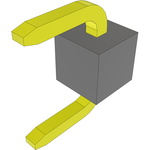 Conn Jumper M 1 POS 2.54mm Solder ST Thru-Hole Bulk