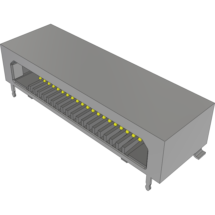 Samtec-FCS8-20-01-L-S-A-TR 电话及电信连接器 Conn Telephone/Telecom SKT 20 POS 0.8mm Solder RA SMD 20 Terminal 1 Port T/R