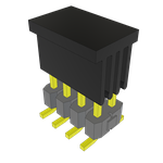 Conn Unshrouded Header HDR 8 POS 2.54mm Solder ST Top Entry SMD Tube