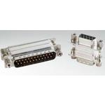 Conn D-Sub Adapter SKT/PIN 9/9 POS ST 1 Port