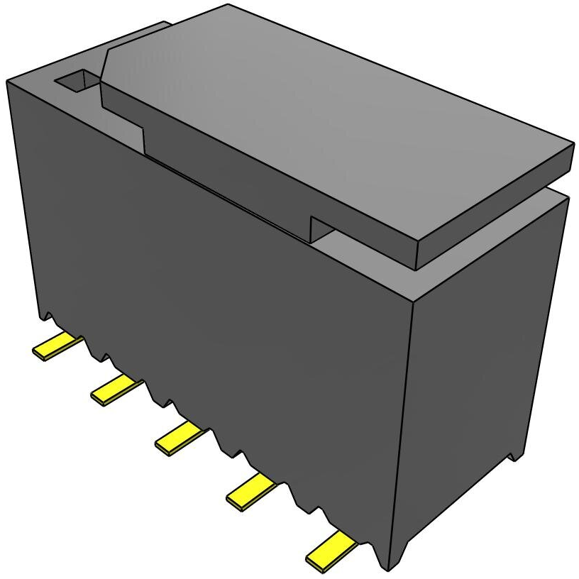 Samtec-SSM-105-L-DV-A-P-FR Piastre connettori e prese PCB Conn Socket Strip SKT 10 POS 2.54mm Solder ST SMD T/R