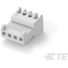 TE Connectivity-3-644563-4 Steckverbinderleisten und Leiterplattenbuchsen Conn IDC Connector F 4 POS 2.54mm IDT RA Side Entry Cable Mount Bag/Box