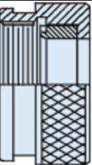 Glenair-MS3416-22GC Schrumpfbalgenadapter 180° 22 Shell Size Olive Drab Cadmium Over Electroless Nickel