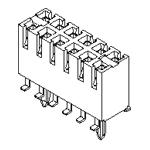 Conn Socket Strip RCP 28 POS 2.54mm Solder ST Top Entry SMD C-Grid Tray