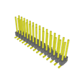 Conn Unshrouded Header HDR 30 POS 2.54mm Solder ST Top Entry SMD Tube